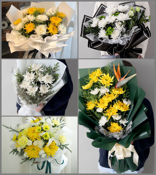 贵州毕节市织金县龙场镇六花村白事花束代送